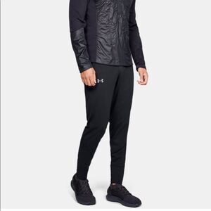 UA Men’s L Black Coldgear Fitted Leggings Athletic Pants